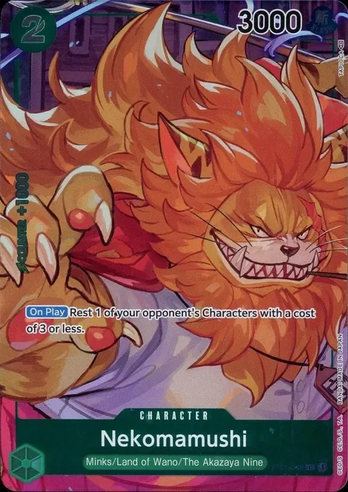 Carte One Piece anglaise OP01-048 Nekomamushi (version 2)