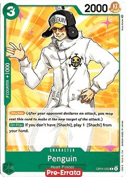 Carte One Piece anglaise OP01-050 Penguin