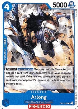 Carte One Piece anglaise OP01-063 Arlong