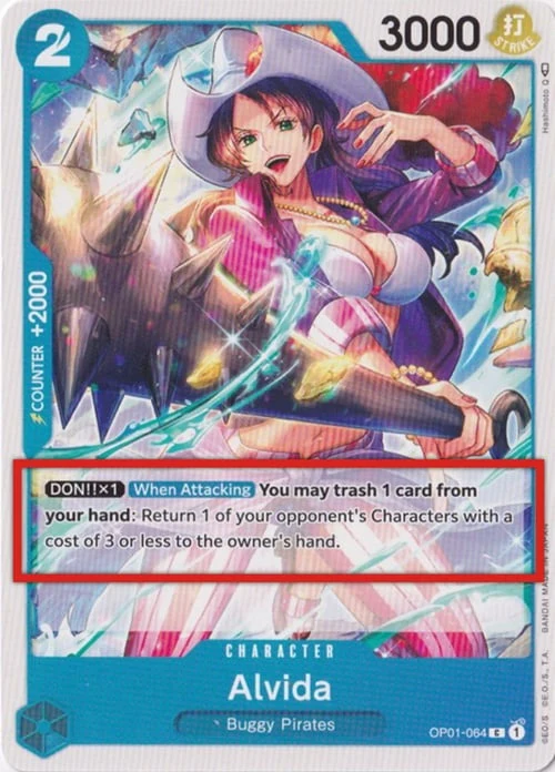 Carte One Piece anglaise OP01-064 Alvida