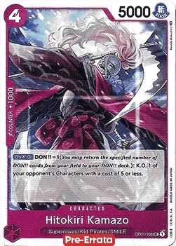 Carte One Piece anglaise OP01-108 Hitokiri Kamazo