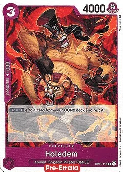 Carte One Piece anglaise OP01-113 Holedem