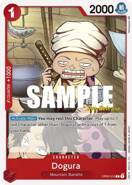 Carte One Piece anglaise OP02-010 Dogura