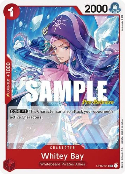 Carte One Piece anglaise OP02-014 Whitey Bay