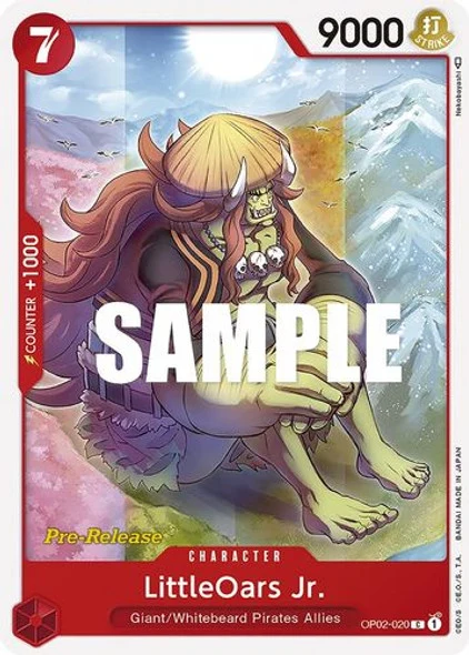 Carte One Piece anglaise OP02-020 LittleOars Jr.