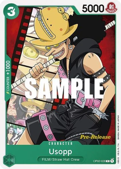 Carte One Piece anglaise OP02-028 Usopp