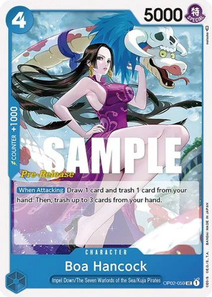 Carte One Piece anglaise OP02-059 Boa Hancock