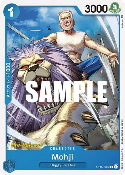 Carte One Piece anglaise OP02-060 Mohji