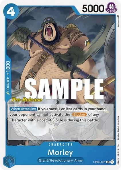 Carte One Piece anglaise OP02-061 Morley