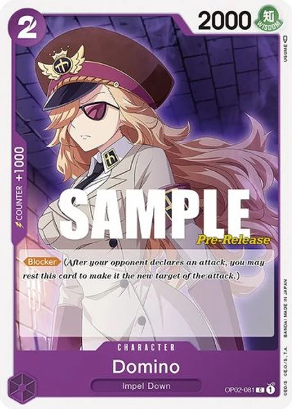 Carte One Piece anglaise OP02-081 Domino