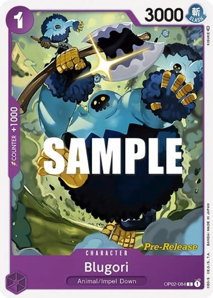 Carte One Piece anglaise OP02-084 Blugori