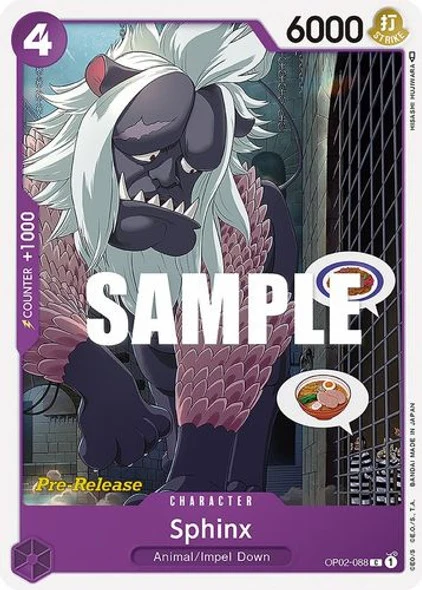 Carte One Piece anglaise OP02-088 Sphinx