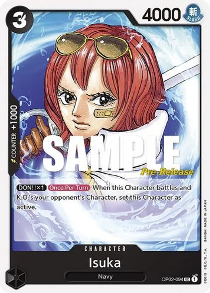 Carte One Piece anglaise OP02-094 Isuka
