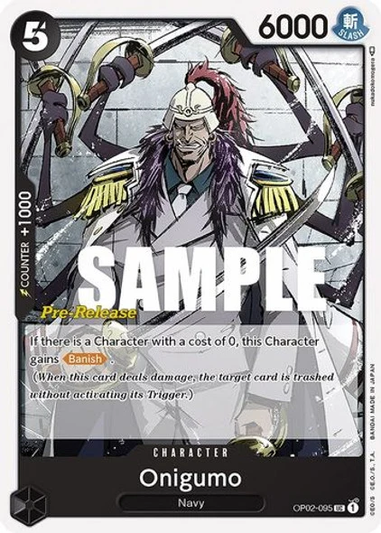 Carte One Piece anglaise OP02-095 Onigumo