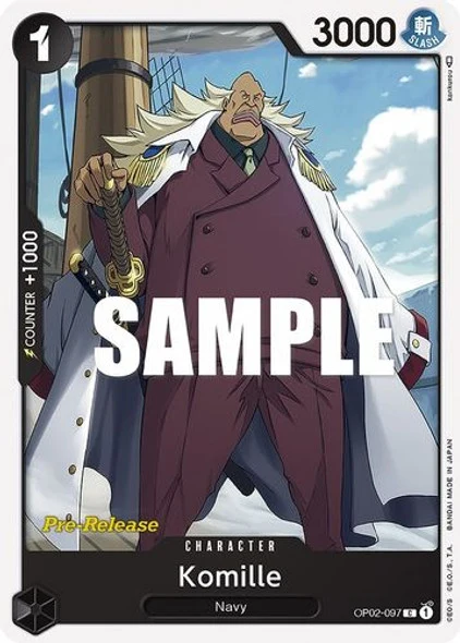 Carte One Piece anglaise OP02-097 Komille