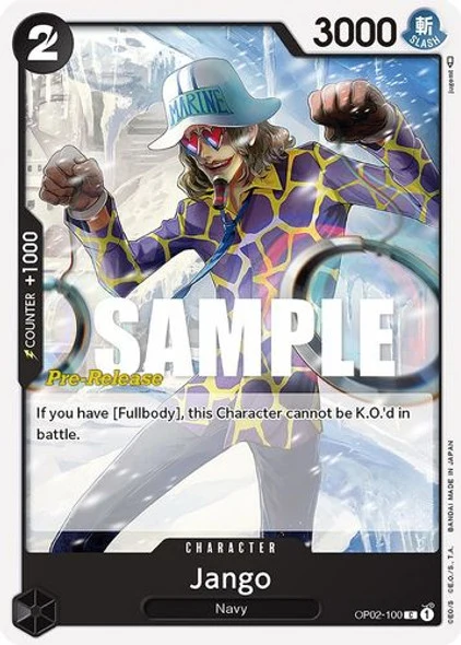 Carte One Piece anglaise OP02-100 Jango