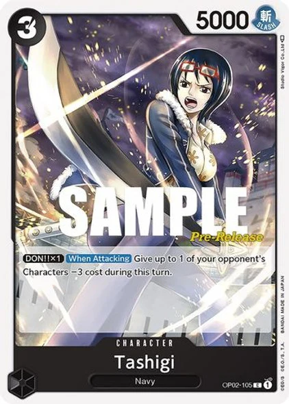 Carte One Piece anglaise OP02-105 Tashigi