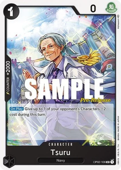Carte One Piece anglaise OP02-106 Tsuru