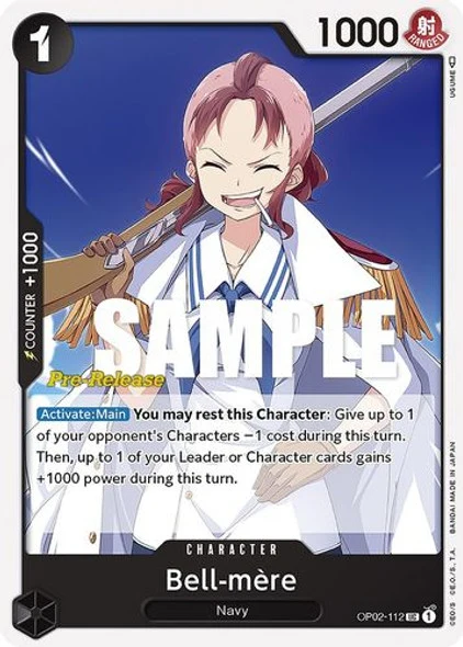 Carte One Piece anglaise OP02-112 Bell-mère