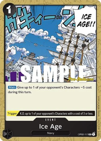 Carte One Piece anglaise OP02-117 Ice Age
