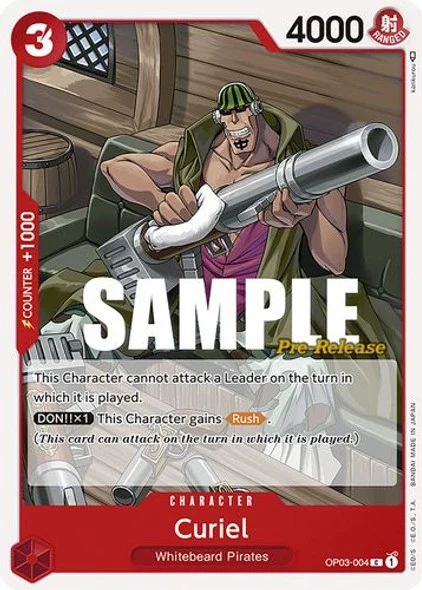 Carte One Piece anglaise OP03-004 Curiel