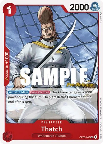 Carte One Piece anglaise OP03-005 Thatch