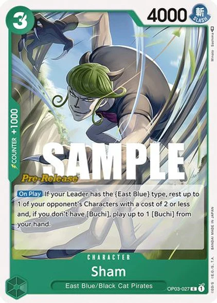 Carte One Piece anglaise OP03-027 Sham