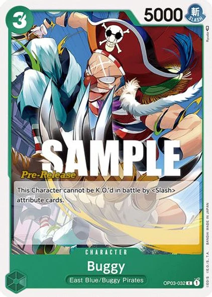 Carte One Piece anglaise OP03-032 Buggy
