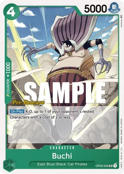 Carte One Piece anglaise OP03-034 Buchi