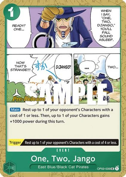 Carte One Piece anglaise OP03-039 One, Two, Jango