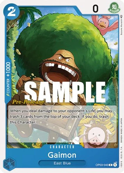 Carte One Piece anglaise OP03-043 Gaimon