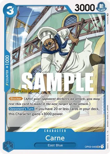 Carte One Piece anglaise OP03-045 Carne