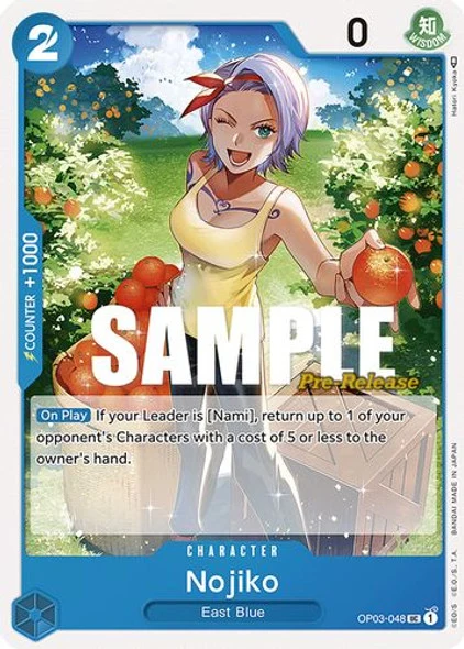 Carte One Piece anglaise OP03-048 Nojiko