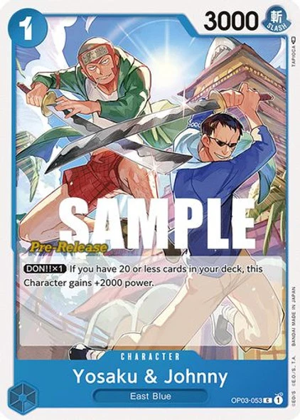 Carte One Piece anglaise OP03-053 Yosaku & Johnny