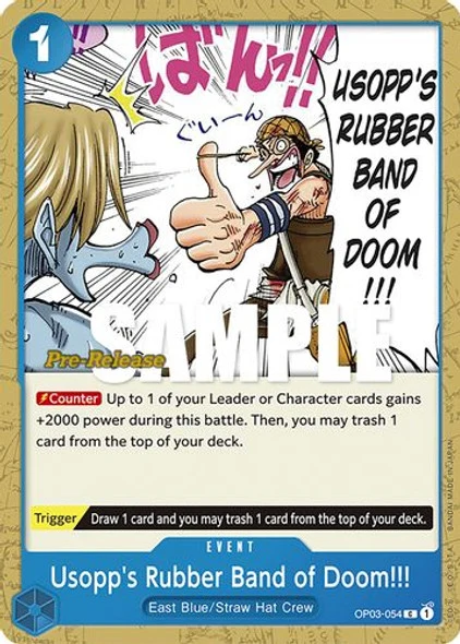 Carte One Piece anglaise OP03-054 Usopp's Rubber Band of Doom!!!