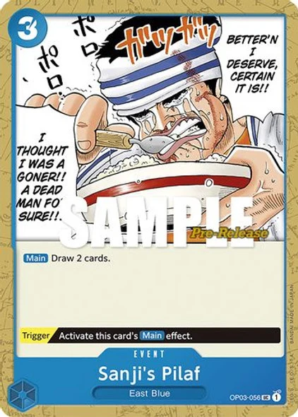 Carte One Piece anglaise OP03-056 Sanji's Pilaf