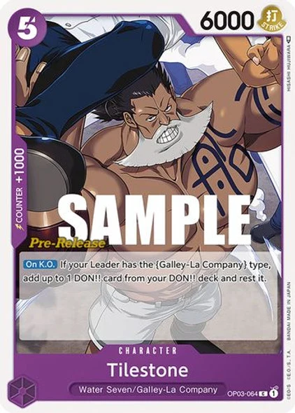 Carte One Piece anglaise OP03-064 Tilestone