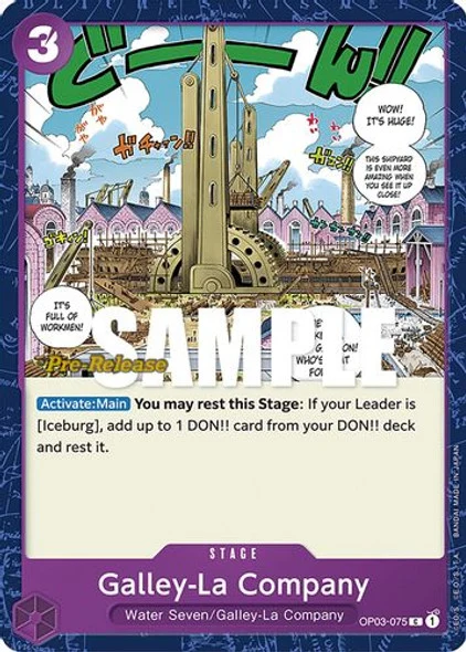 Carte One Piece anglaise OP03-075 Galley-La Company