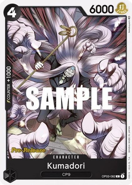 Carte One Piece anglaise OP03-082 Kumadori
