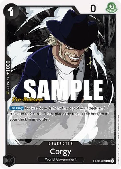 Carte One Piece anglaise OP03-083 Corgy