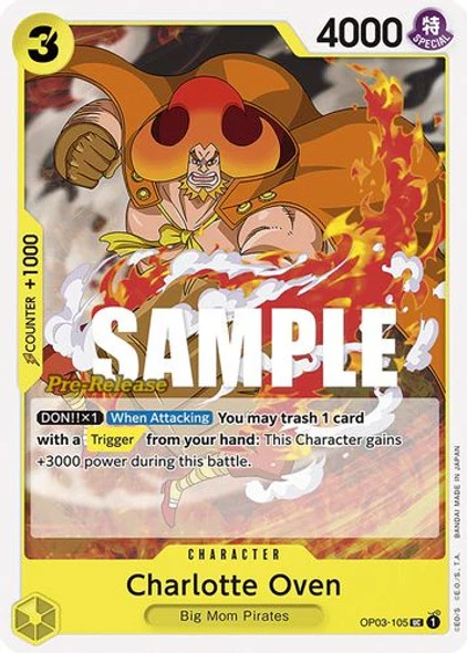Carte One Piece anglaise OP03-105 Charlotte Oven