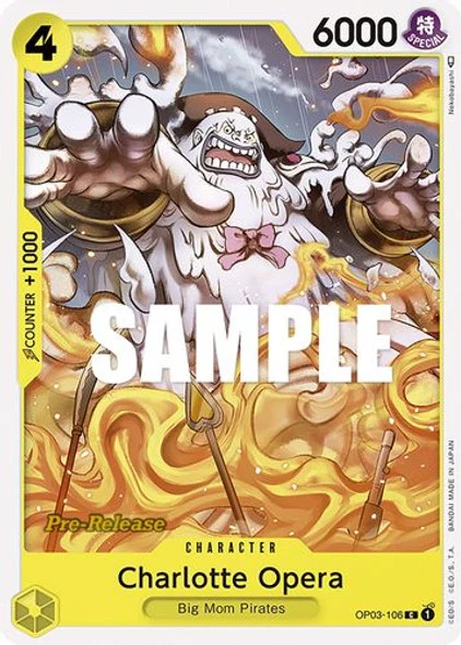 Carte One Piece anglaise OP03-106 Charlotte Opera