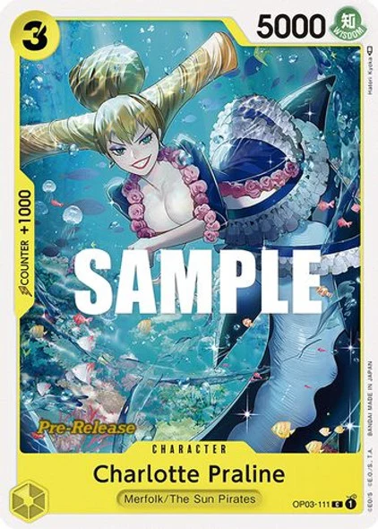 Carte One Piece anglaise OP03-111 Charlotte Praline