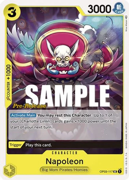 Carte One Piece anglaise OP03-117 Napoleon