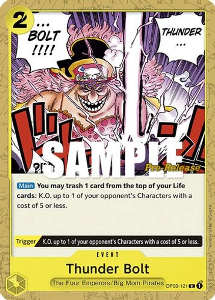 Carte One Piece anglaise OP03-121 Thunder Bolt