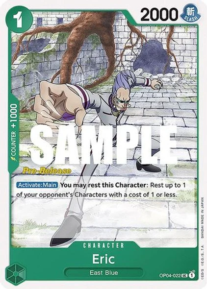 Carte One Piece anglaise OP04-022 Eric
