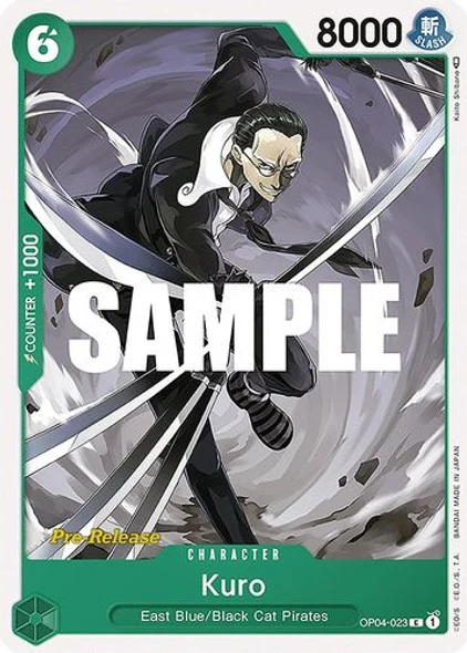 Carte One Piece anglaise OP04-023 Kuro