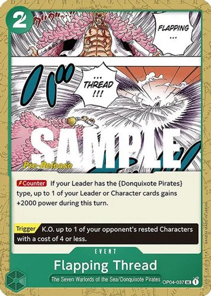 Carte One Piece anglaise OP04-037 Flapping Thread