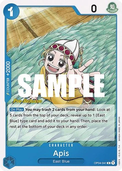 Carte One Piece anglaise OP04-041 Apis