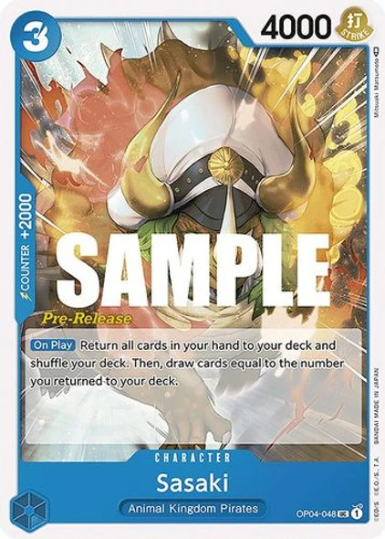 Carte One Piece anglaise OP04-048 Sasaki
